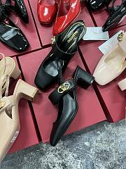 Fortok Valentino Garavani VLogo Locker Black Heels 6.5cm - 6