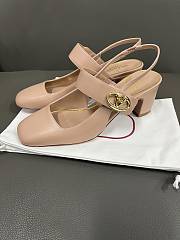 Fortok Valentino Garavani VLogo Locker Beige Heels 6.5cm - 3