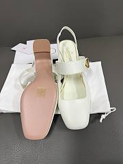 Fortok Valentino Garavani VLogo Locker White Heels 6.5cm - 5