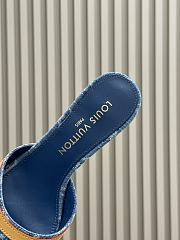 Fortok Louis Vuitton 6AM Mules Monogram Denim 5.5cm - 6