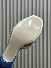 Fortok Louis Vuitton 6AM Mules Monogram Denim 5.5cm - 2