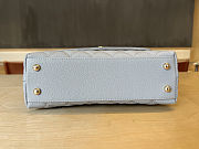 Fortok Chanel Small Coco Handle bag Light Blue 23cm - 6