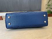 Fortok Chanel Small Coco Handle bag Navy Blue 23cm - 2