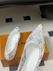 Fortok Louis Vuitton Gala flat ballerina Mesh White - 6