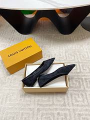Fortok Louis Vuitton Gala flat ballerina Mesh Black - 5