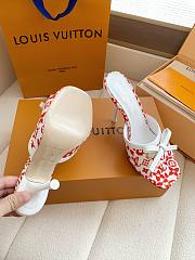 Fortok Louis Vuitton x Takashi Murakami 6AM Heels White and Red 10.5cm - 4