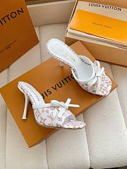 Fortok Louis Vuitton x Takashi Murakami 6AM Heels White and Brown 10.5cm - 2
