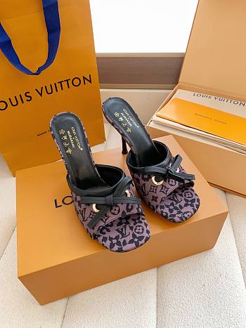 Fortok Louis Vuitton x Takashi Murakami 6AM Heels Brown and Black 10.5cm