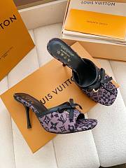 Fortok Louis Vuitton x Takashi Murakami 6AM Heels Brown and Black 10.5cm - 6