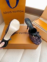 Fortok Louis Vuitton x Takashi Murakami 6AM Heels Brown and Black 10.5cm - 5