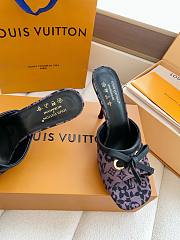 Fortok Louis Vuitton x Takashi Murakami 6AM Heels Brown and Black 10.5cm - 2