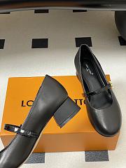 Fortok Louis Vuitton Black Romy Flat Ballerina 3.5cm - 3