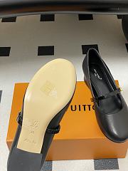 Fortok Louis Vuitton Black Romy Flat Ballerina 3.5cm - 2
