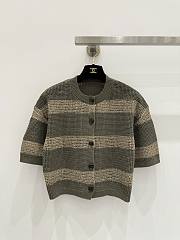 Fortok Brunello Cucinelli  dazzling stripes cropped Cardigan Knitwear 01 - 1