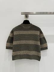 Fortok Brunello Cucinelli  dazzling stripes cropped Cardigan Knitwear 01 - 5