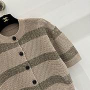 Fortok Brunello Cucinelli  dazzling stripes cropped Cardigan Knitwear 02 - 5