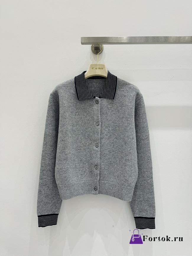 Fortok Miu Miu Cardigan Grey  - 1