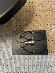 Fortok Chanel Thong Flip-flops Black - 5