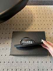 Fortok Chanel Thong Flip-flops Black - 3