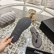 Fortok Chanel Thong Flip-flops Chocolate Brown - 4