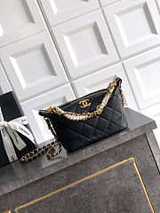 Fortok Chanel Hobo Mini bag Black 13-23.5-7.5cm - 1