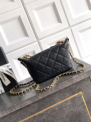 Fortok Chanel Hobo Mini bag Black 13-23.5-7.5cm - 6