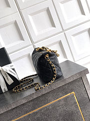 Fortok Chanel Hobo Mini bag Black 13-23.5-7.5cm - 4