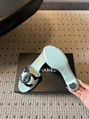 Fortok Chanel CC logo slides Mint 4.5cm - 3
