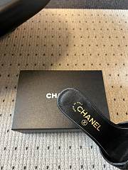 Fortok Chanel CC logo slides Black 4.5cm - 3