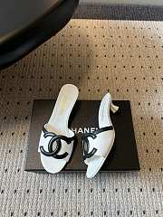 Fortok Chanel CC logo slides White 4.5cm - 2