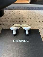 Fortok Chanel CC logo slides White 4.5cm - 5