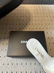 Fortok Chanel CC logo slides White 4.5cm - 6