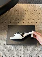 Fortok Chanel CC logo slides White 4.5cm - 4