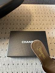 Fortok Chanel CC logo slides Brown 4.5cm - 6
