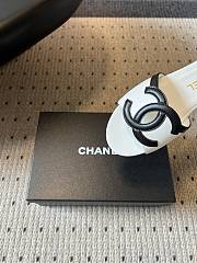 Fortok Chanel CC logo slides Flat White - 5