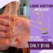 Fortok Louis Vuitton Double Necklace - 1