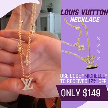 Fortok Louis Vuitton Double Necklace