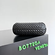 Fortok Bottega Veneta Intrecciato Clicker Bag Black 28*10*24cm - 2