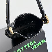 Fortok Bottega Veneta Intrecciato Clicker Bag Black 28*10*24cm - 4