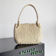Fortok Bottega Veneta Intrecciato Clicker Bag Soft Beige 28*10*24cm - 1