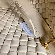 Fortok Bottega Veneta Intrecciato Clicker Bag Soft Beige 28*10*24cm - 5