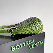 Fortok Bottega Veneta Intrecciato Clicker Bag Green 28*10*24cm - 3