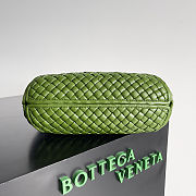 Fortok Bottega Veneta Intrecciato Clicker Bag Green 28*10*24cm - 5