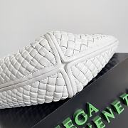 Fortok Bottega Veneta Clicker Bag White Woven Leather 36*12*30cm - 6