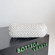 Fortok Bottega Veneta Intrecciato Clicker Bag White 28*10*24cm - 6