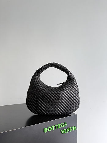 Fortok Bottega Veneta Women's Small Veneta Black 35x21x5cm