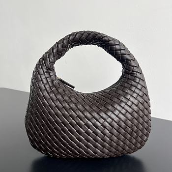 Fortok Bottega Veneta Women's Small Veneta Dark Chocolate Brown 35x21x5cm