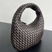 Fortok Bottega Veneta Women's Small Veneta Dark Chocolate Brown 35x21x5cm - 4