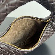 Fortok Bottega Veneta Women's Small Veneta Dark Chocolate Brown 35x21x5cm - 6