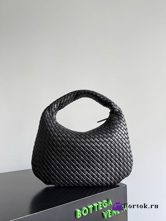 Fortok Bottega Veneta Women's Large Veneta Black 44*28*5cm - 1